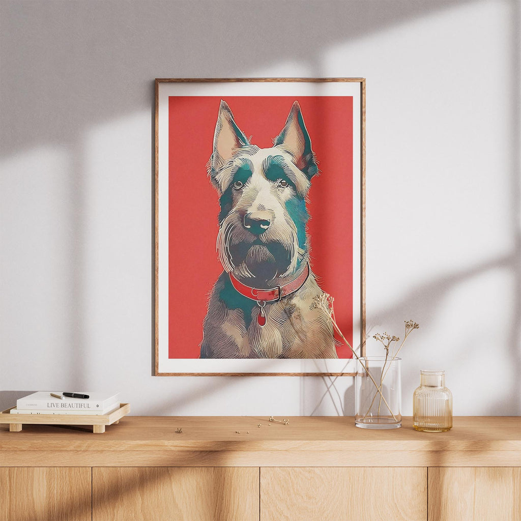 Black Russian Terrier Red Dog Series image 8