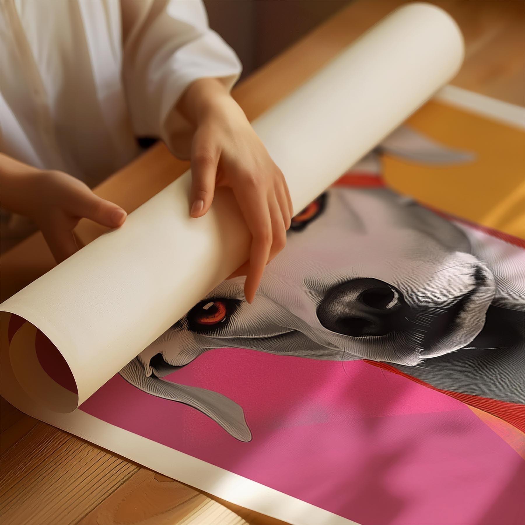 Whippet Modern Pop Dog Series image 1