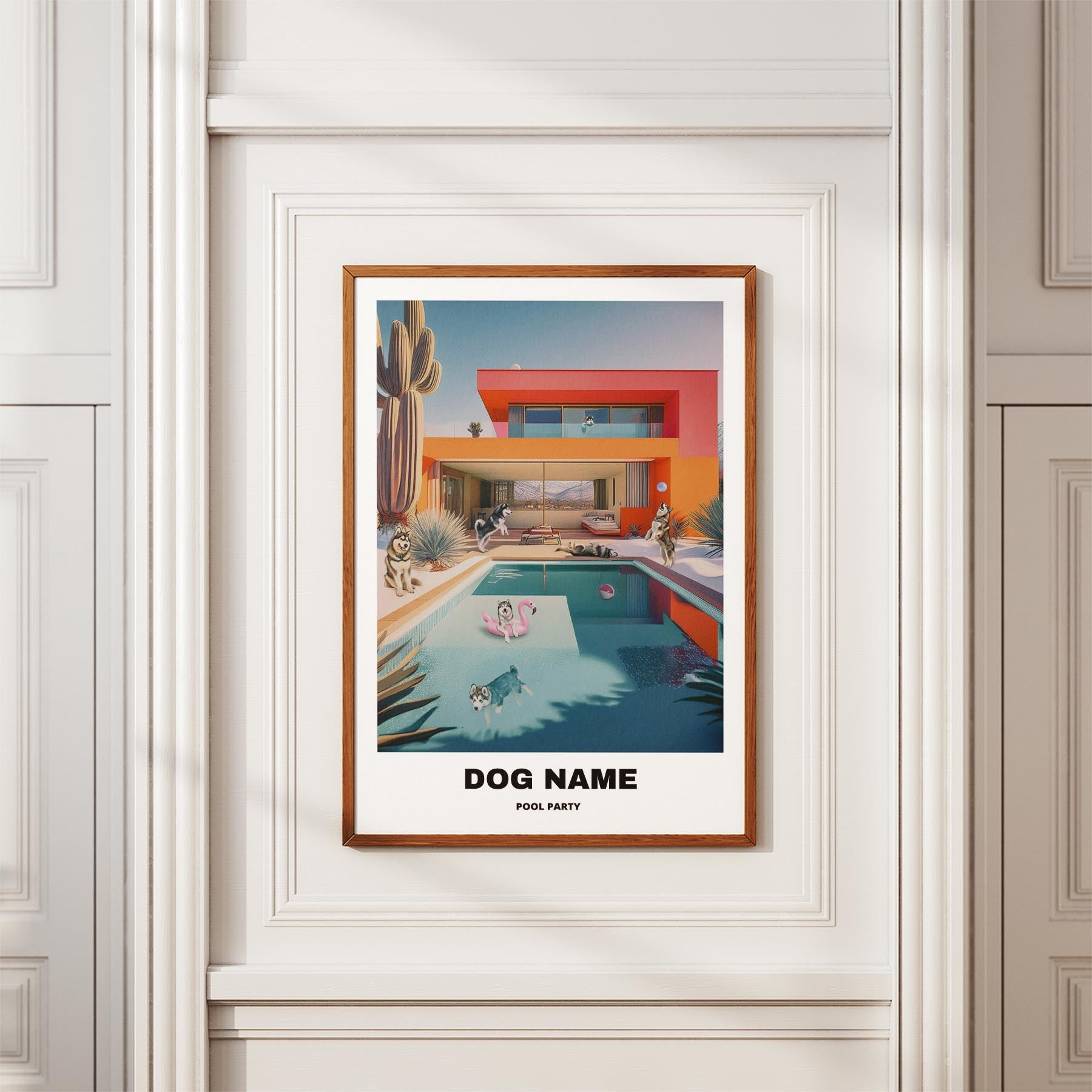 Alaskan Malamute Custom Pool Party image 3