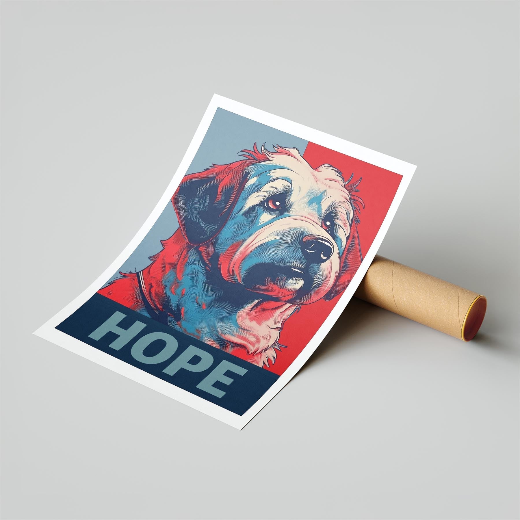 Coton de Tulear HOPE Series Inspired by the Obama Poster image 6