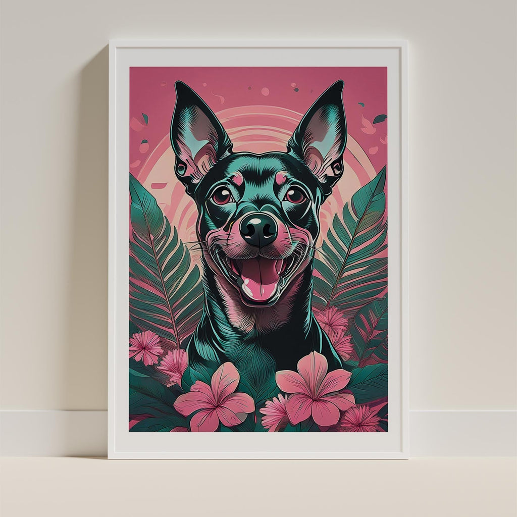 Pinscher Flowery Dog image 10