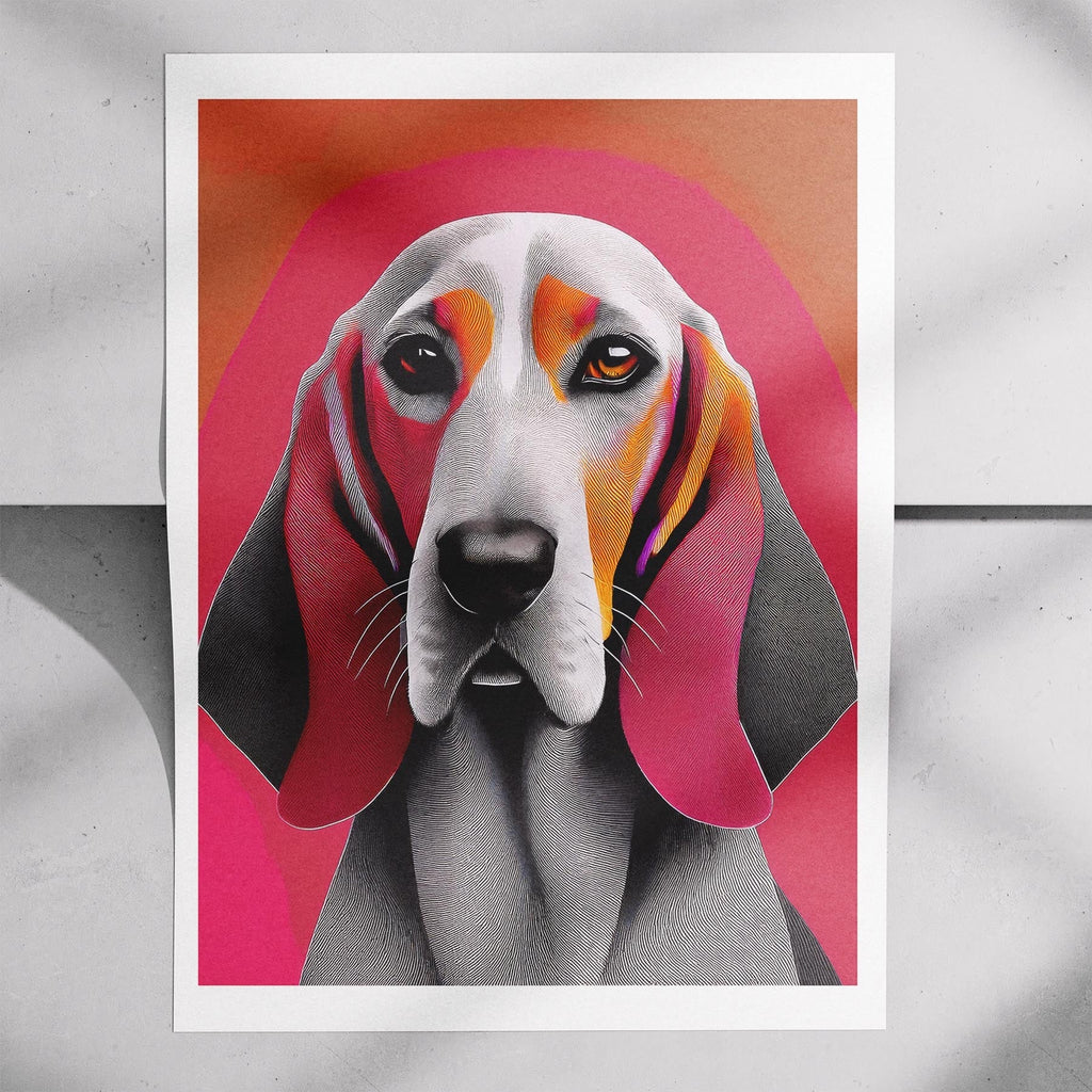 Bloodhound Modern Pop Dog Series image 7
