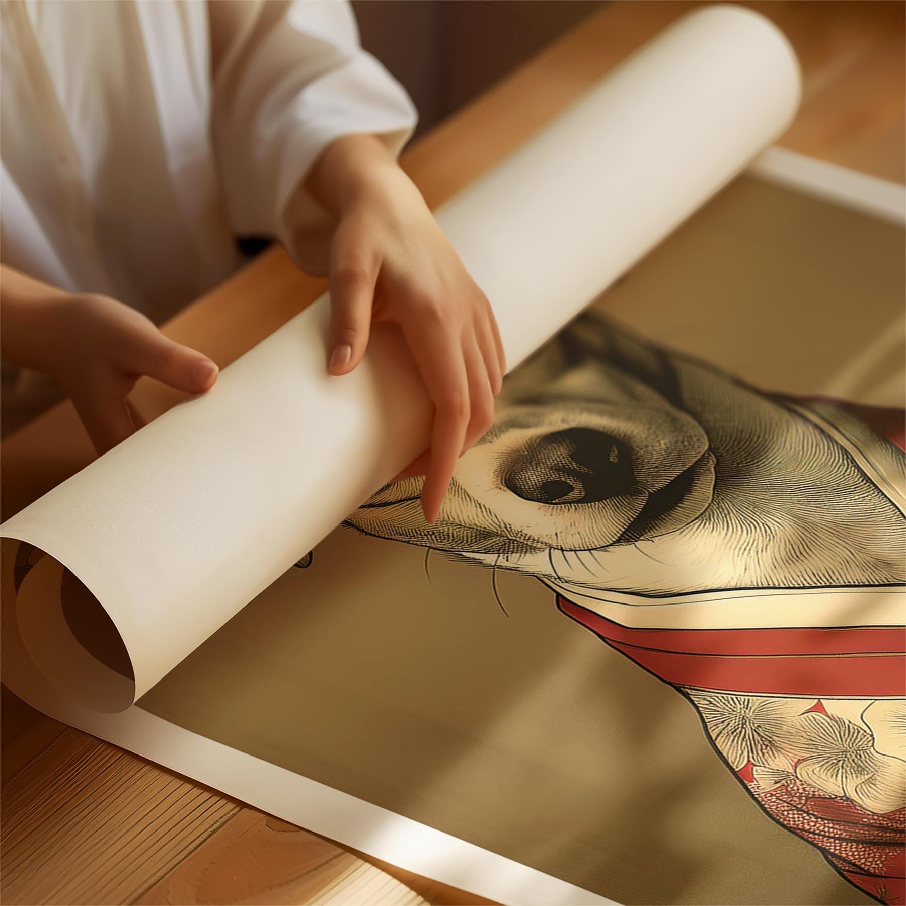 Jack Russell Japanse Kimono Dog Series image 1