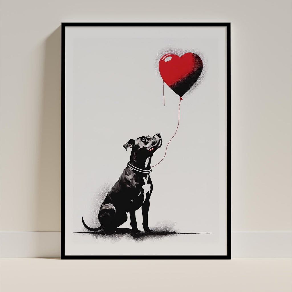American Pitbull Terrier DOGSY Series inspired by the Art of Banksy image 0