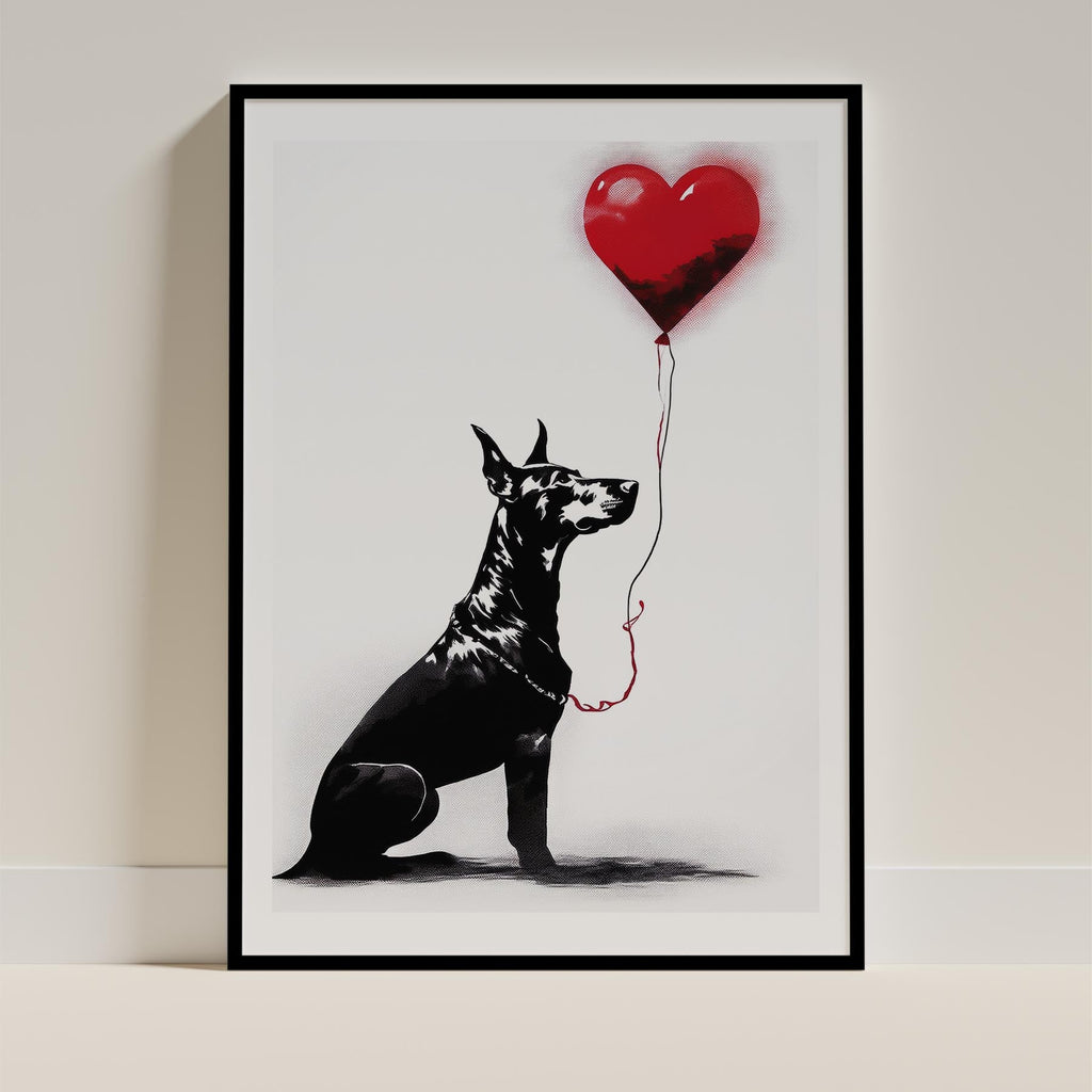 Doberman DOGSY Series inspired by the Art of Banksy image 0