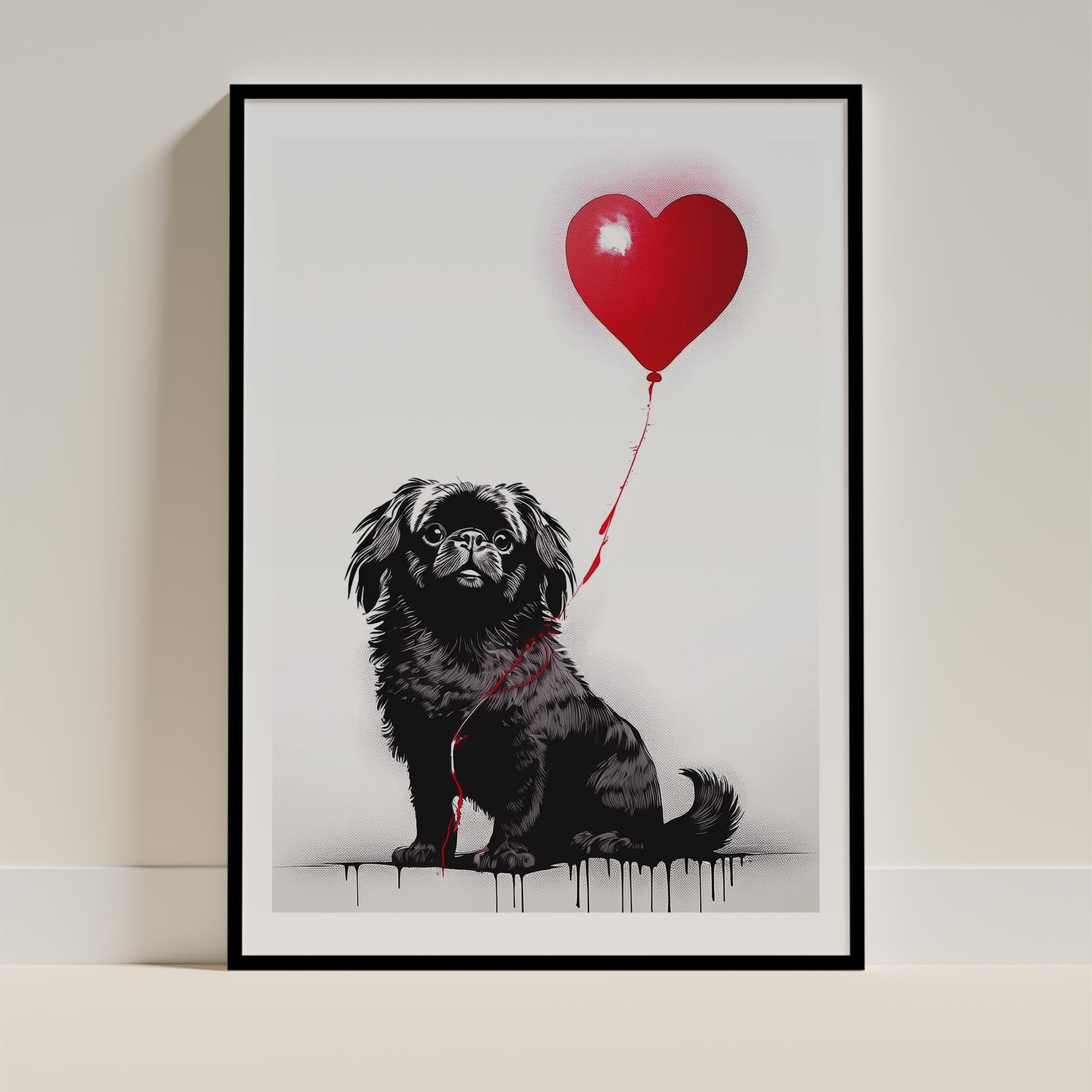 Pekingese DOGSY Series inspired by the Art of Banksy image 11