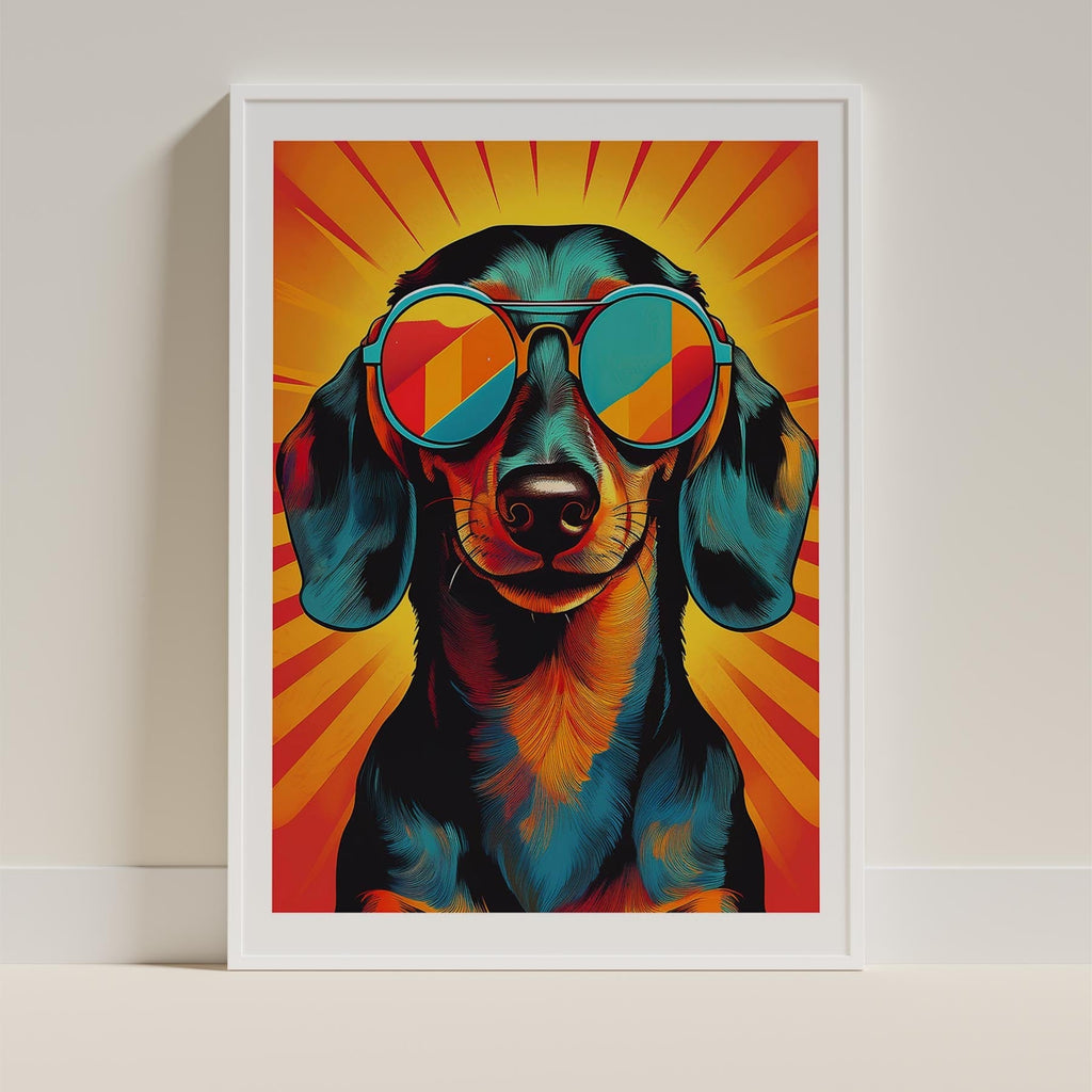 Dachshund In Colourful Sunnies 1 image 9
