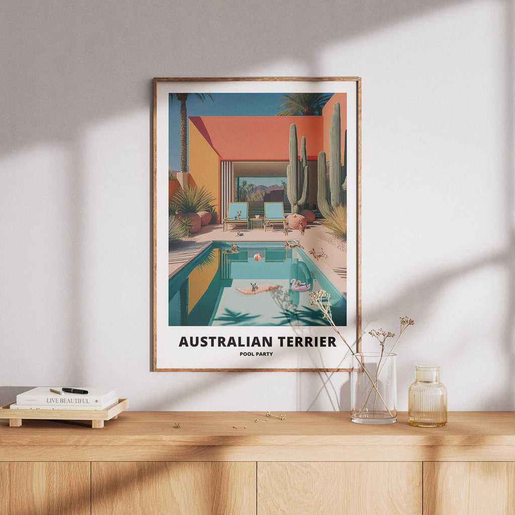 Australian Terrier Pool Party image 8