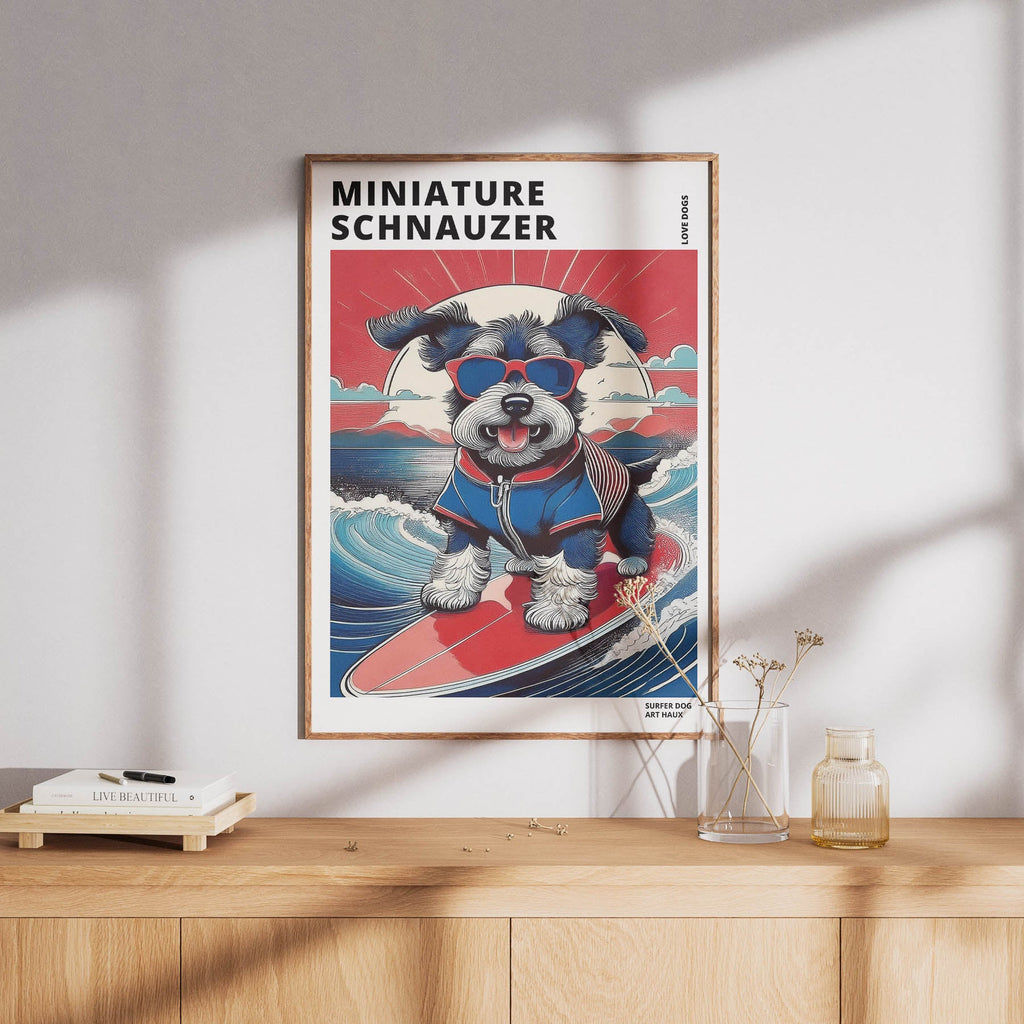 Miniature Schnauzer Hokosai Surfer Dogs 1 image 8