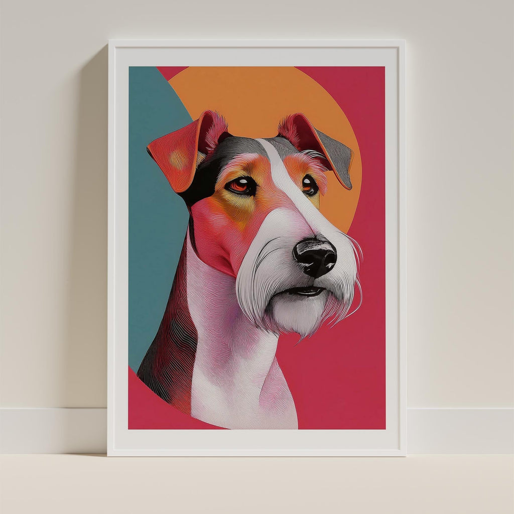 Fox Terrier Modern Pop Dog Series image 9