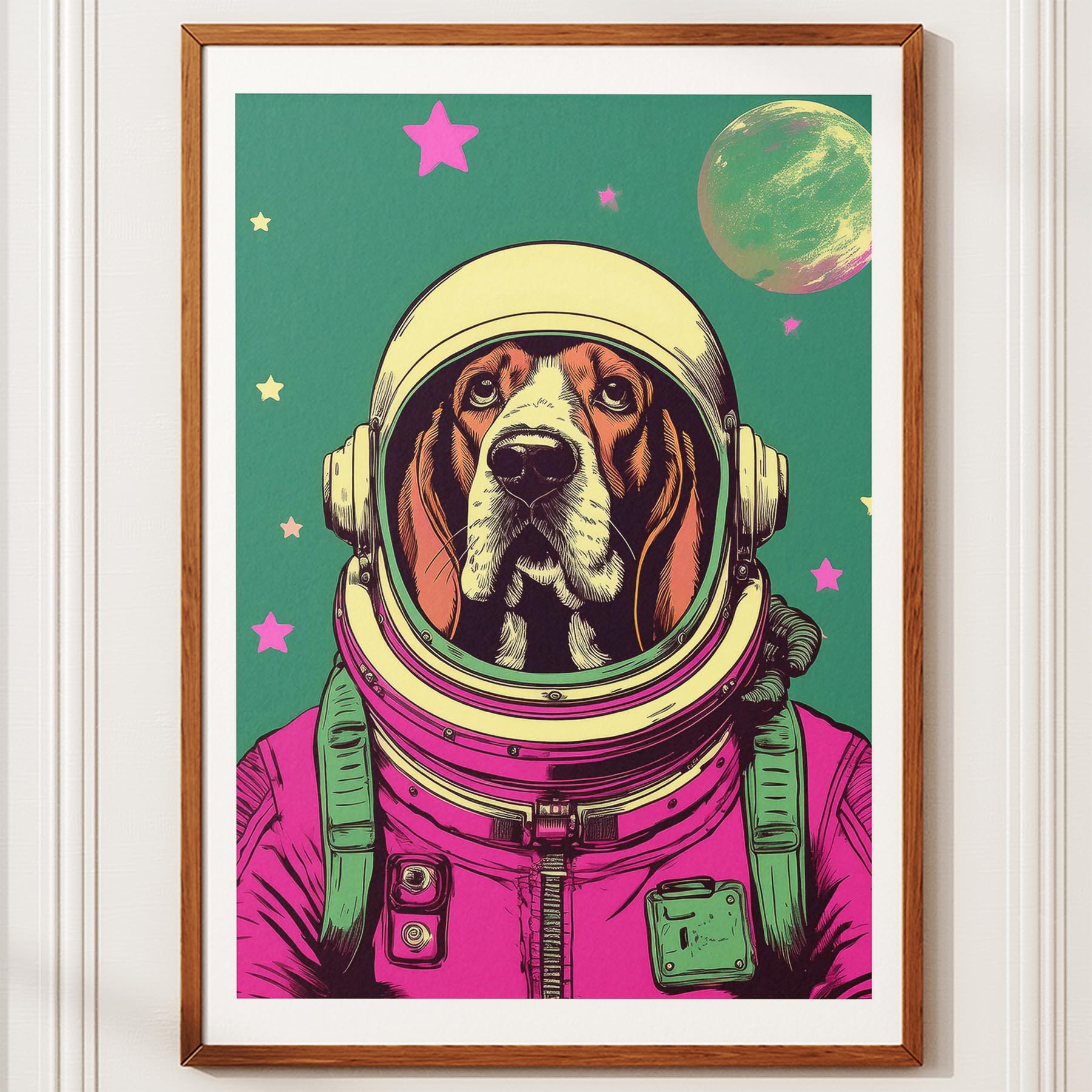 Basset Hound Space Dogs Series image 10