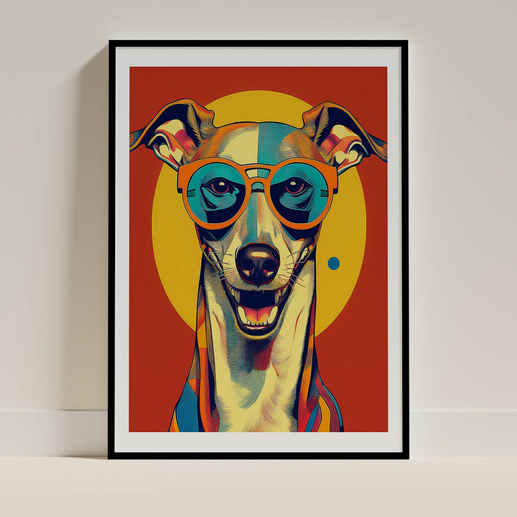 Grayhound In Colourful Sunnies 2 image 0