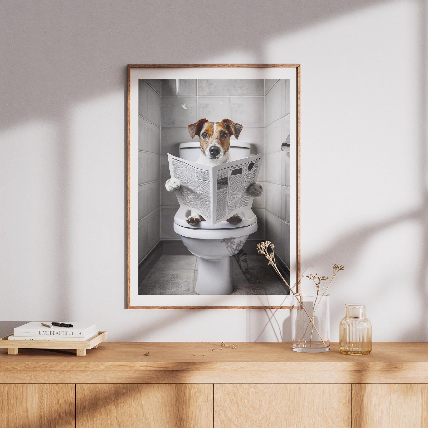 Jack Russell Toilet Humour Dog Series image 8