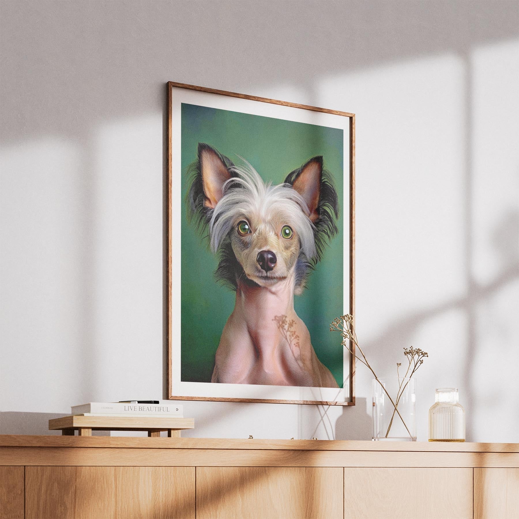 Chinese Crested Green Painted Series image 5