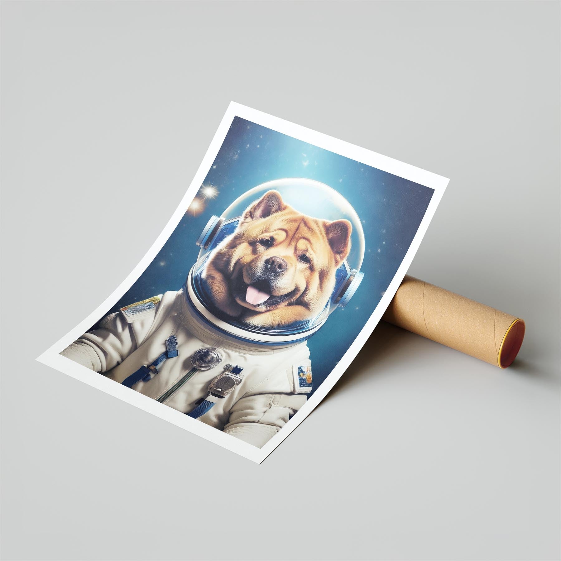 Chow Chow Astronaut Dog Series image 6