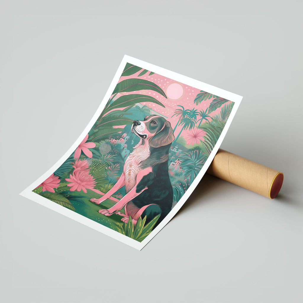 Beagle Flowery Dog image 7