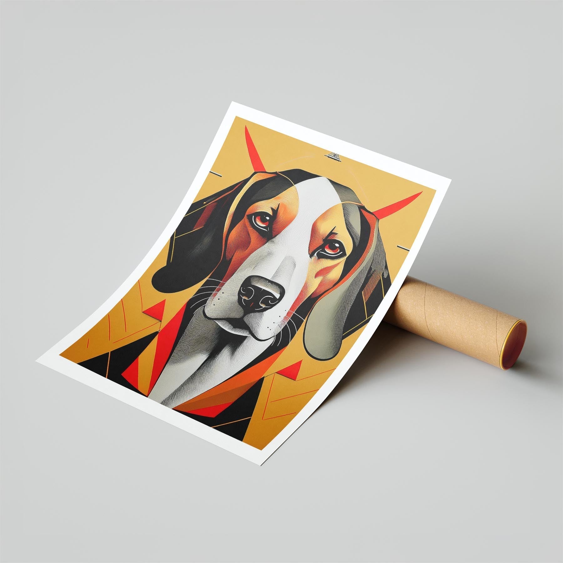 Bloodhound Geometric Orange Series image 6