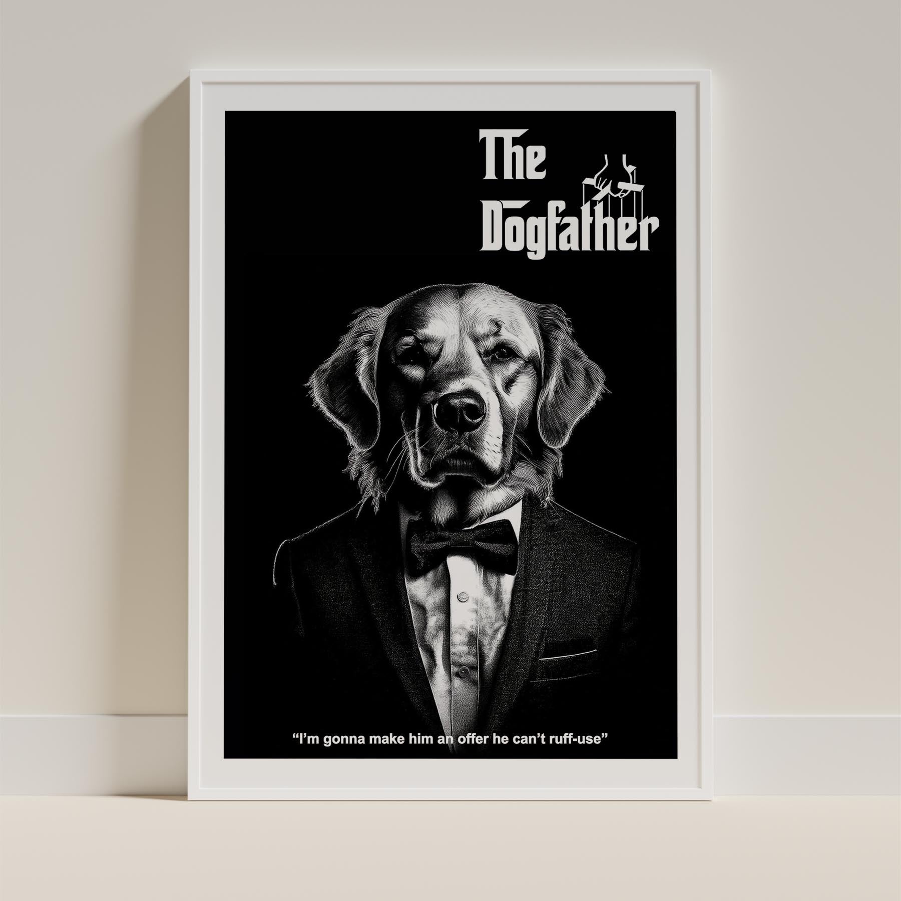 Golden Retriever Mafia Dog Series image 9