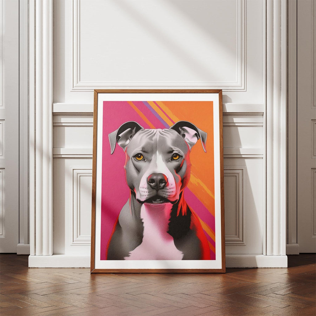 American Pitbull Terrier Modern Pop Dog Series image 4