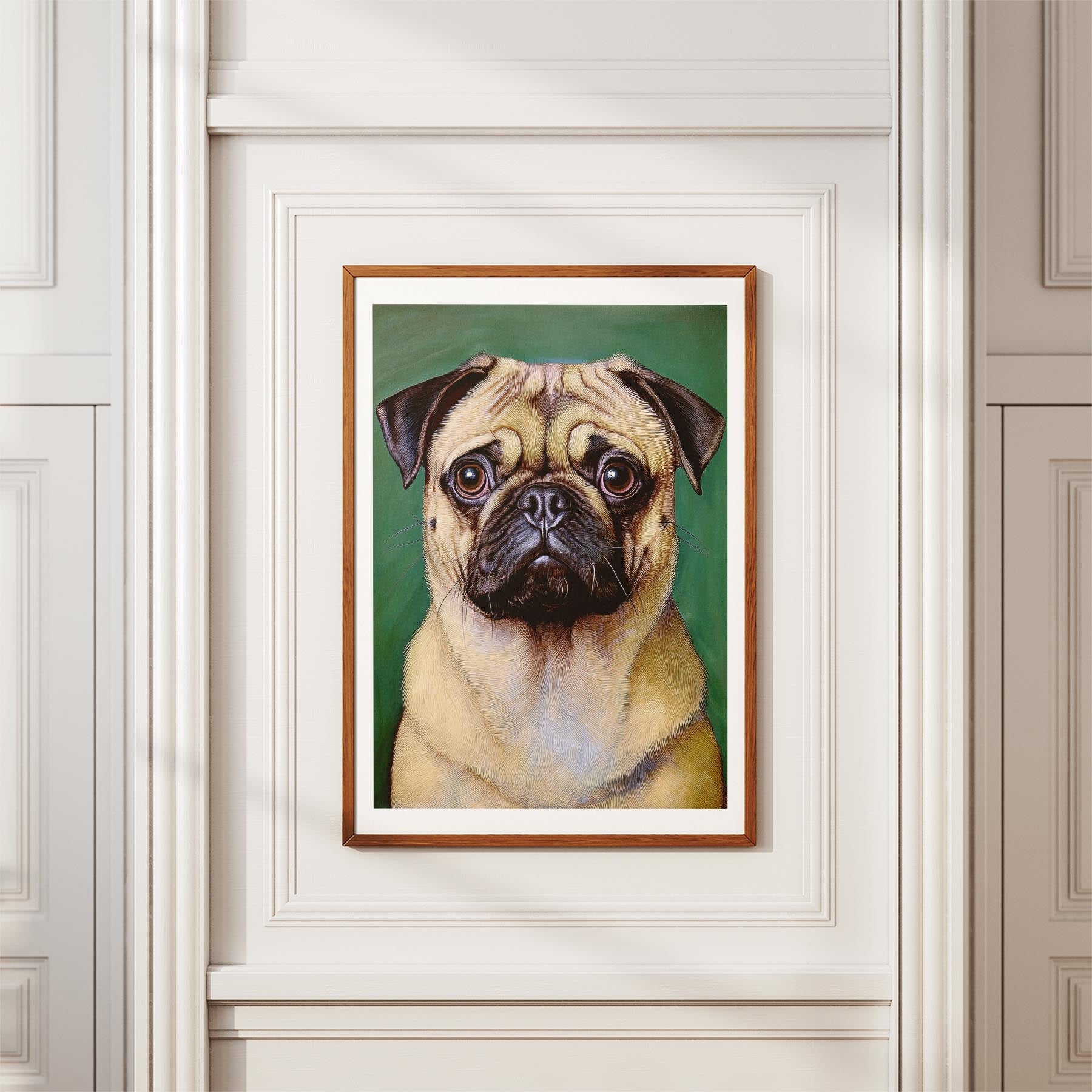 Pug Green Painted Series image 3