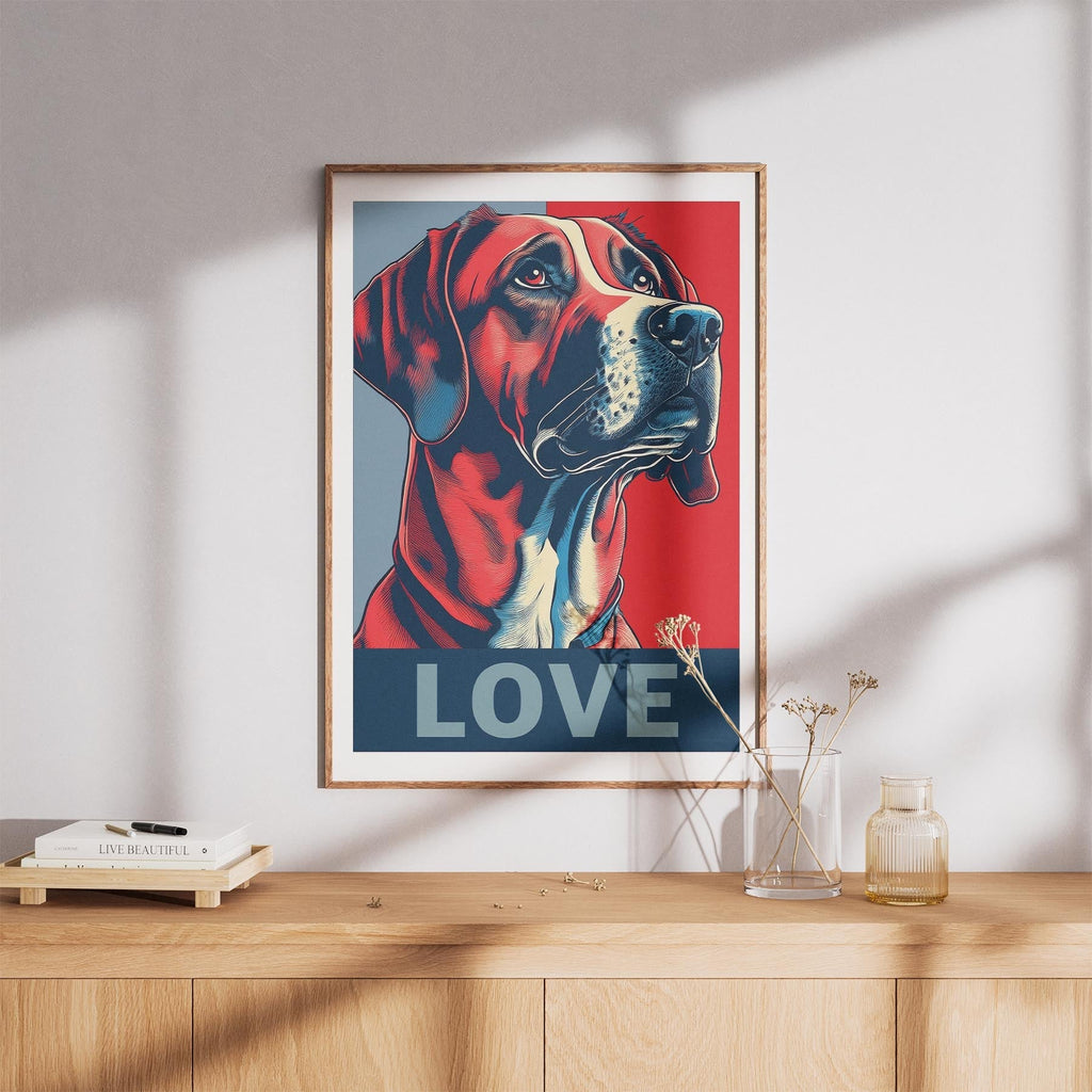 Rhoedesian Ridgeback LOVE Series Inspired by the Obama Poster image 8