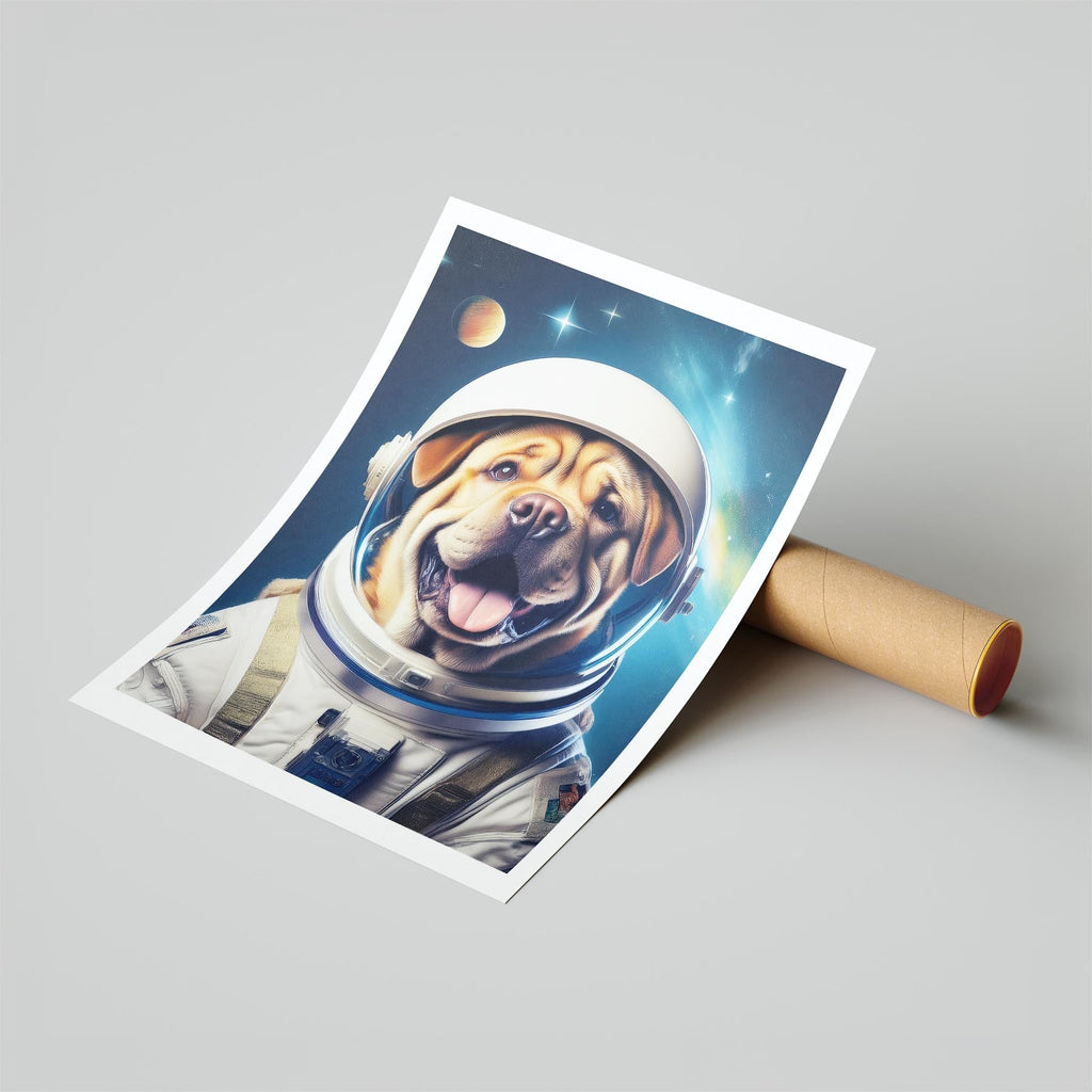 Shar Pei Astronaut Dog Series image 6