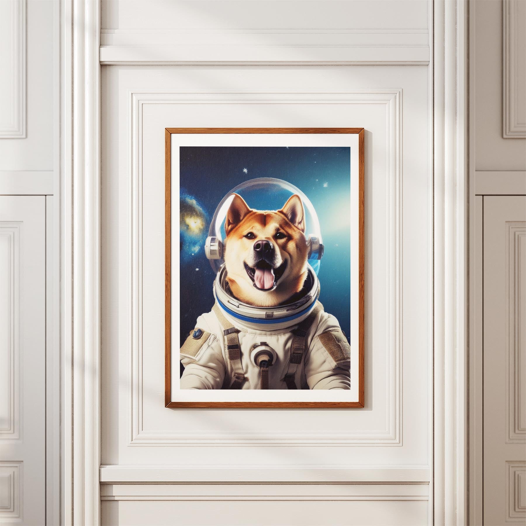 Akita Inu Astronaut Dog Series image 3