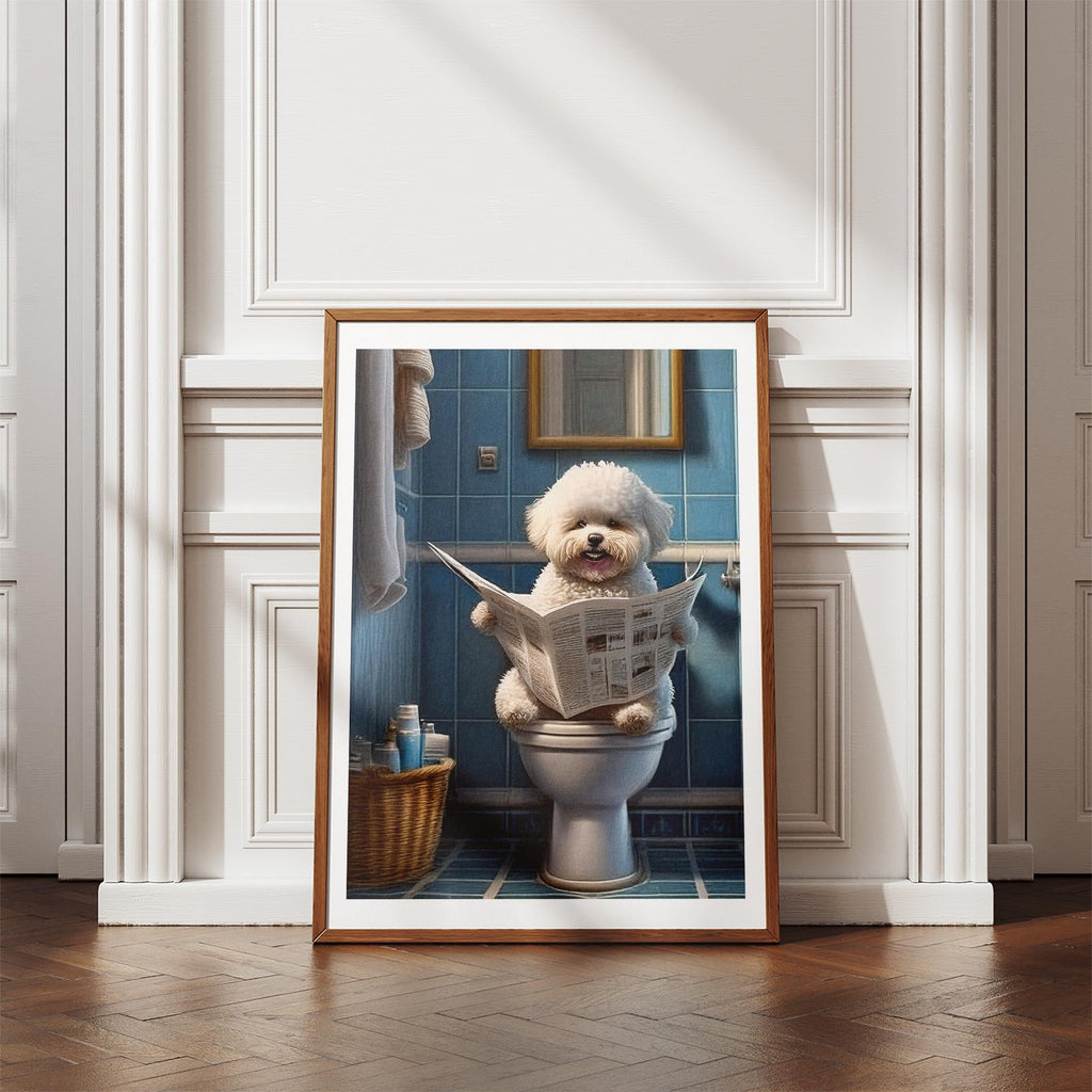 Bichon Frise Toilet Humour Dog Series image 4