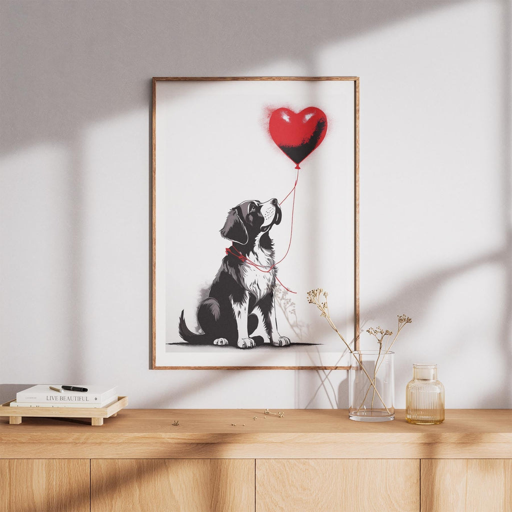 Saint Bernard DOGSY Series inspired by the Art of Banksy image 8