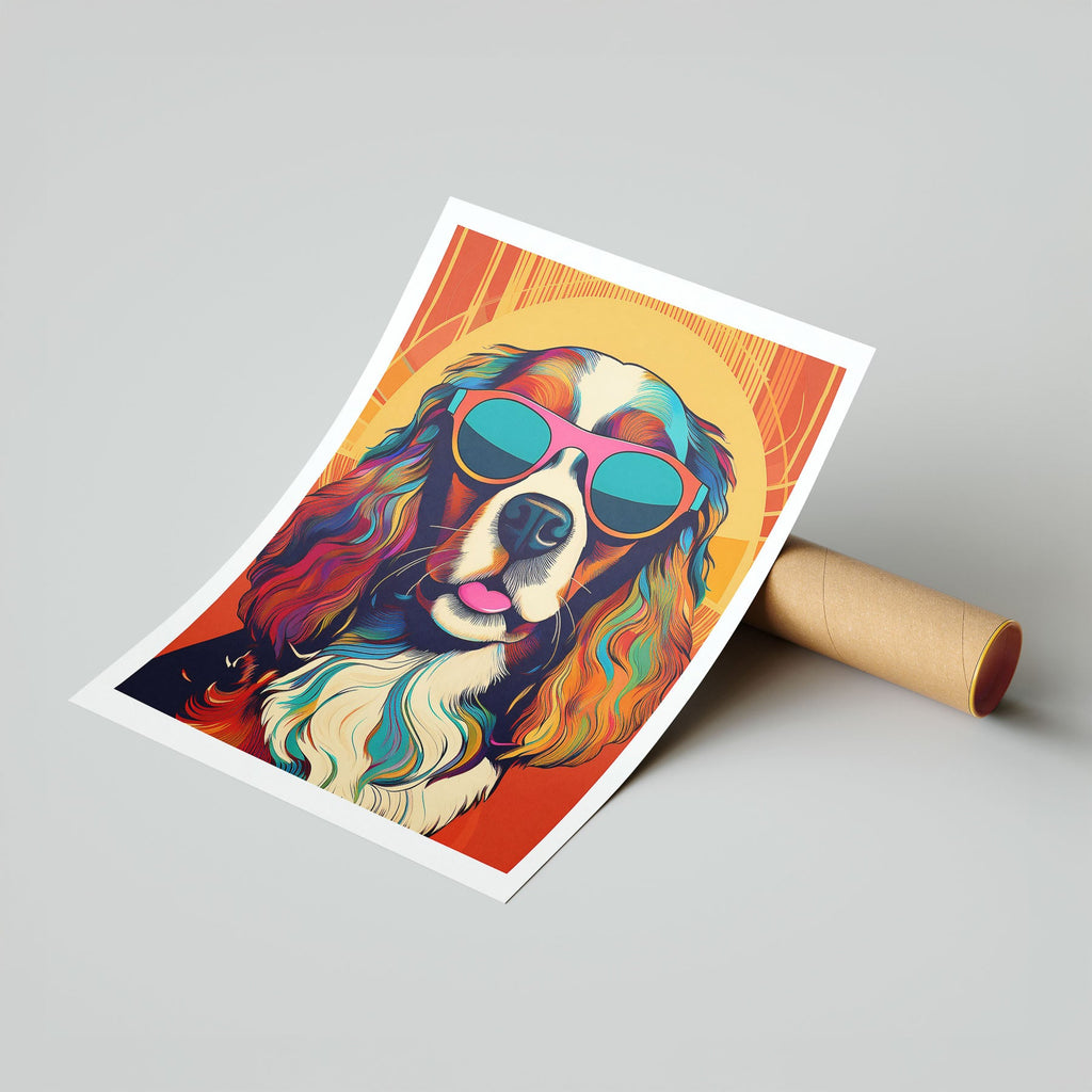 Cavalier King Charles Spaniel In Colourful Sunnies 1 image 7