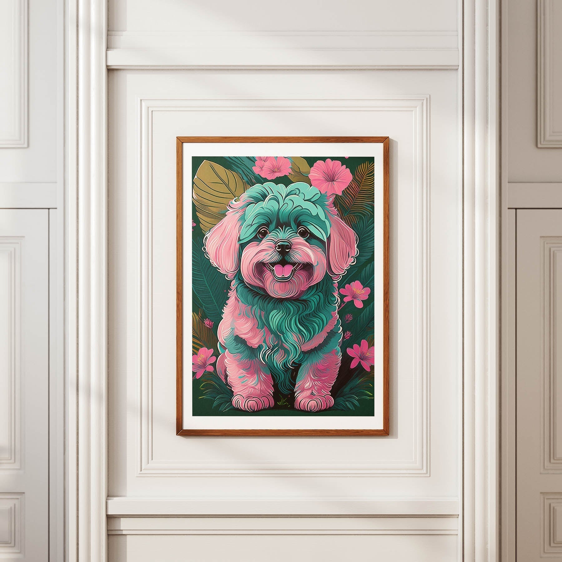 Bichon Frise Flowery Dog image 3