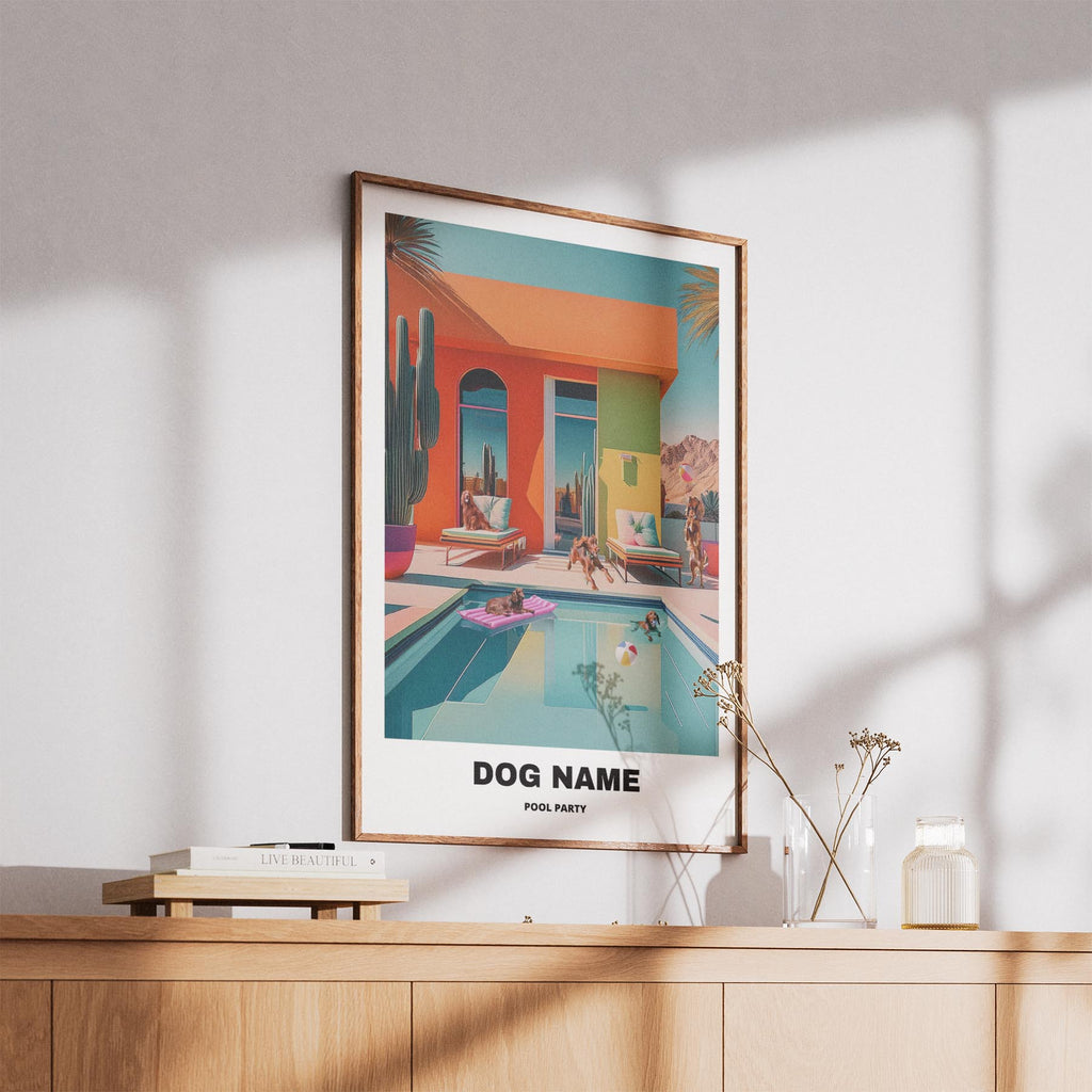 Irish Setter Custom Pool Party WITH TEXT image 5