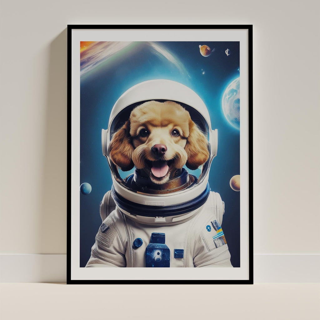 Poodle Astronaut Dog Series image 11