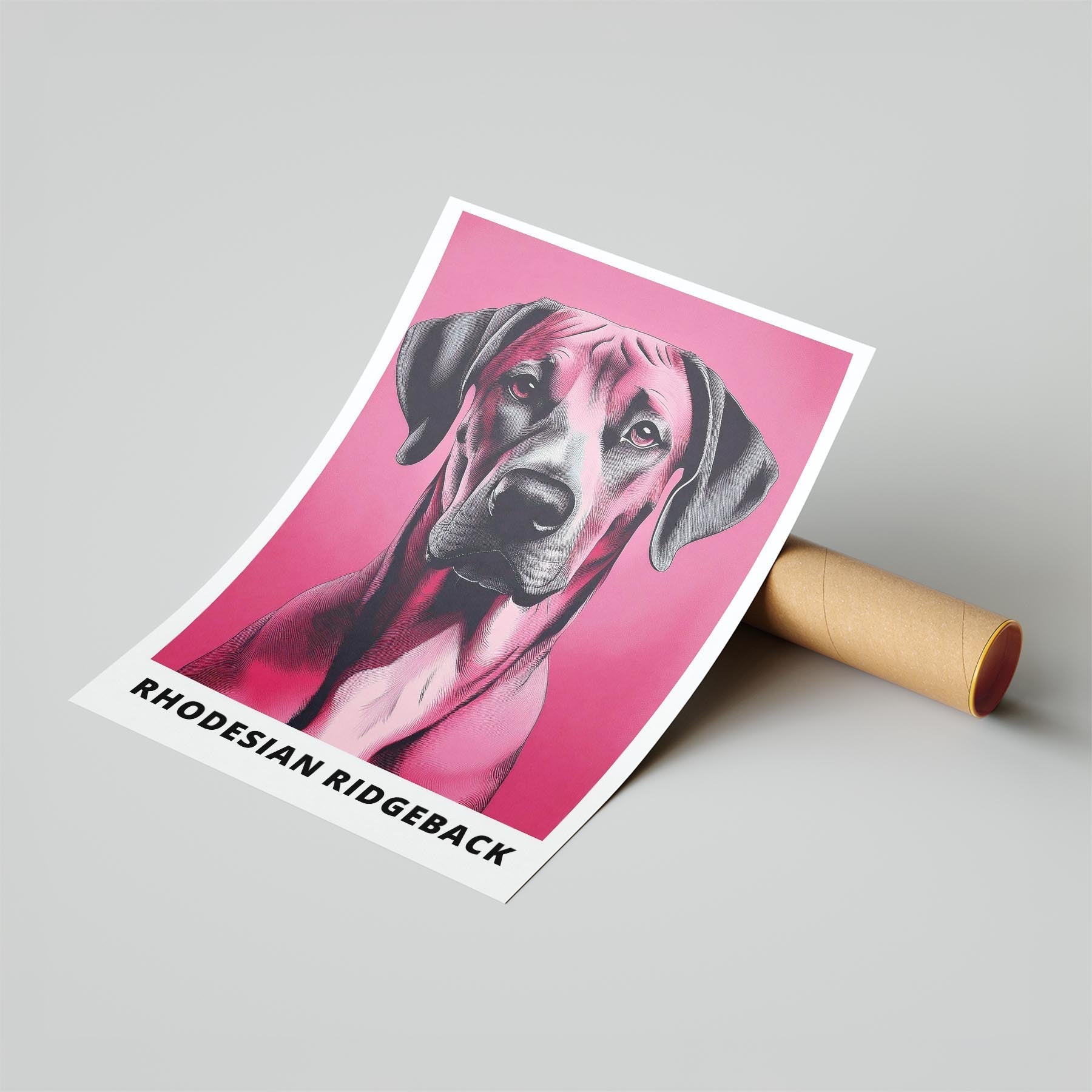 Rhoedesian Ridgeback Pink and Black Dog Series 1 image 6