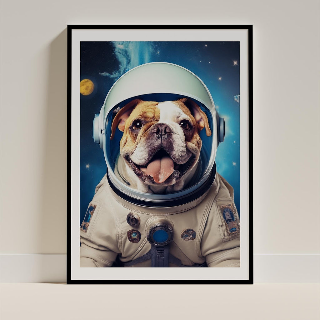 Bulldog Astronaut Dog Series image 0