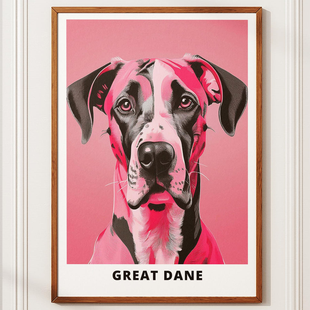 Great Dane Pink and Black Dog Series 5 image 10