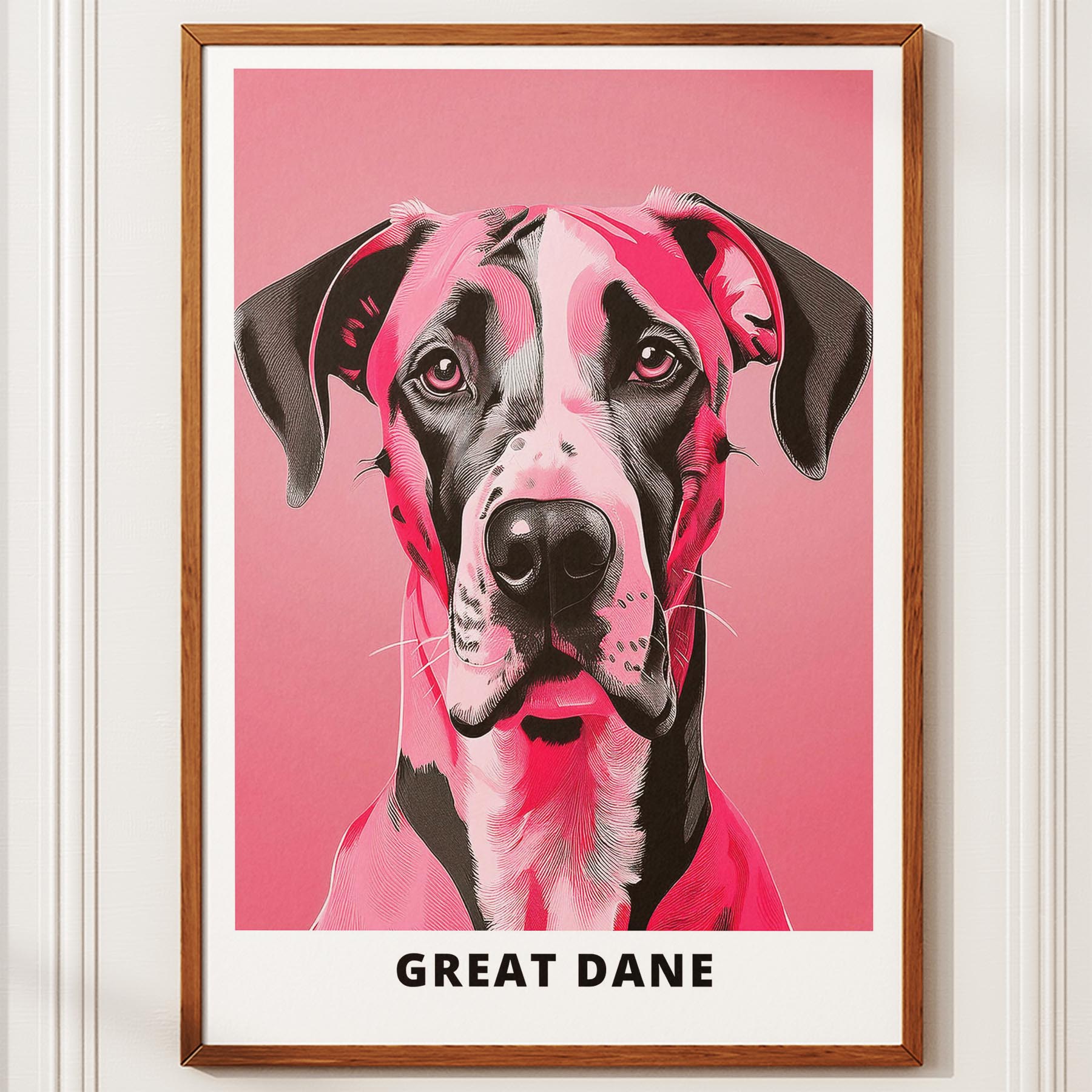 Great Dane Pink and Black Dog Series 5 image 10
