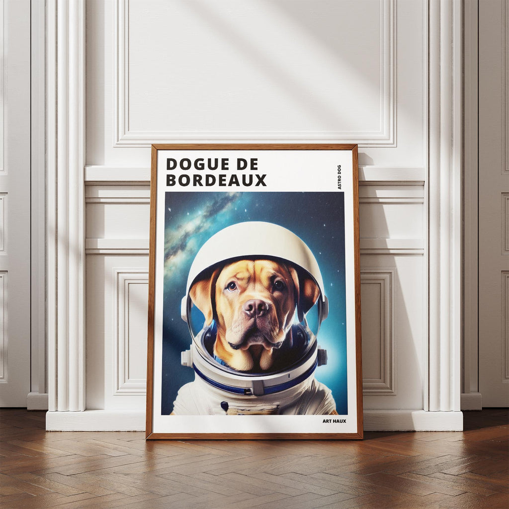 Dogue de Bordeaux Astronaut Dog Series with Text Astro Dog image 4