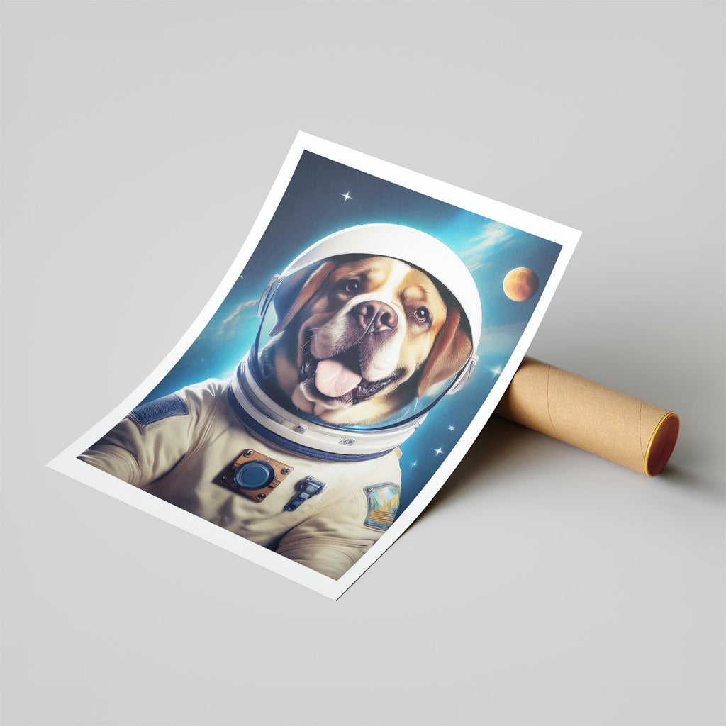 Saint Bernard Astronaut Dog Series image 6