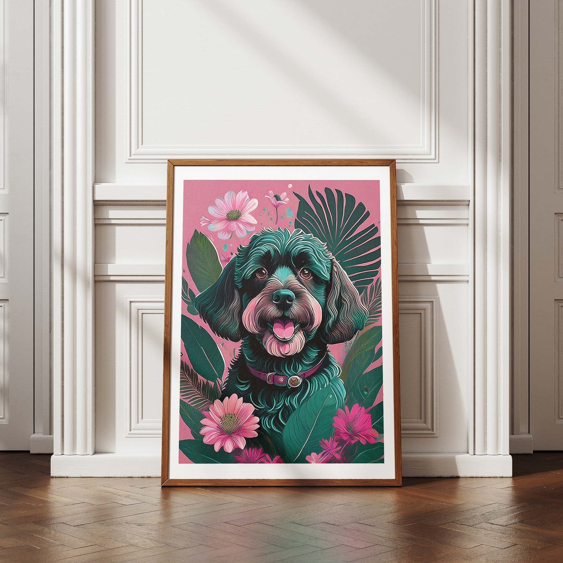 Cavoodle Flowery Dog image 4