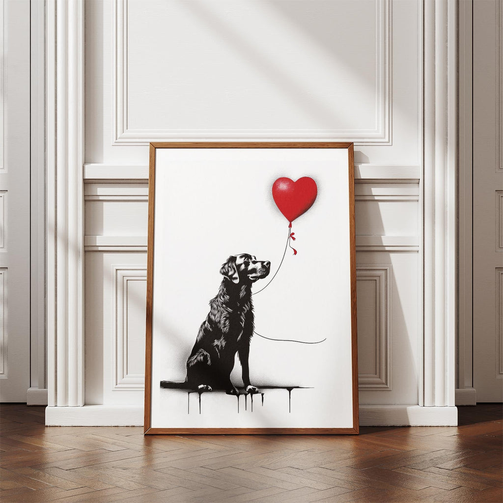 Murray River Retriever DOGSY Series inspired by the Art of Banksy image 4