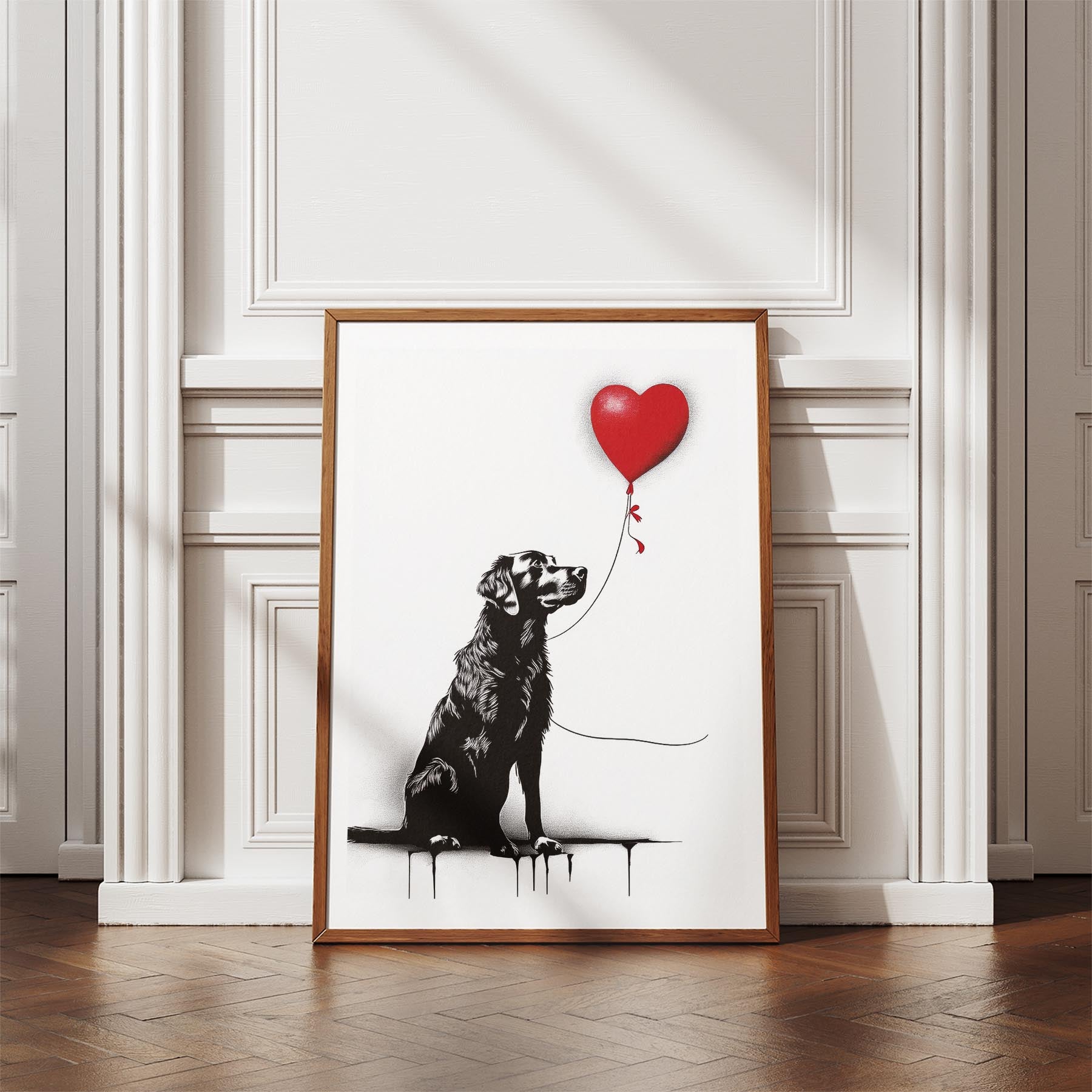 Murray River Retriever DOGSY Series inspired by the Art of Banksy image 4