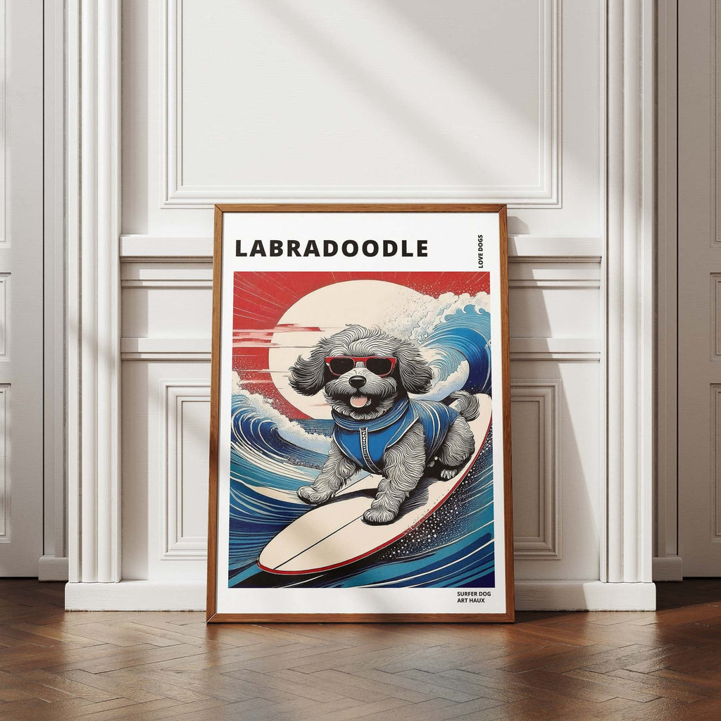 Labradoodle Hokosai Surfer Dogs 2 image 4