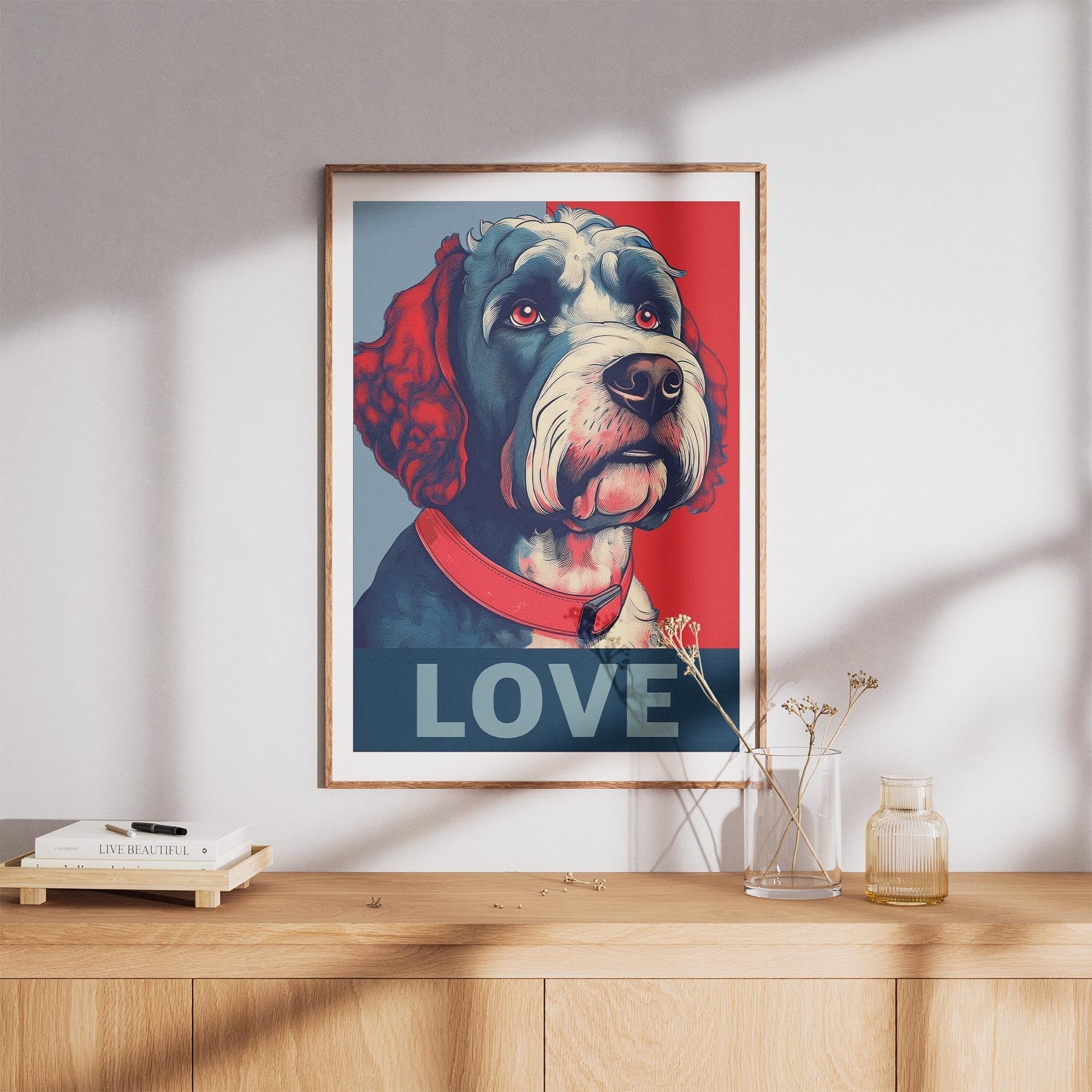 Spanish Water Dog LOVE Series Inspired by the Obama Poster image 8