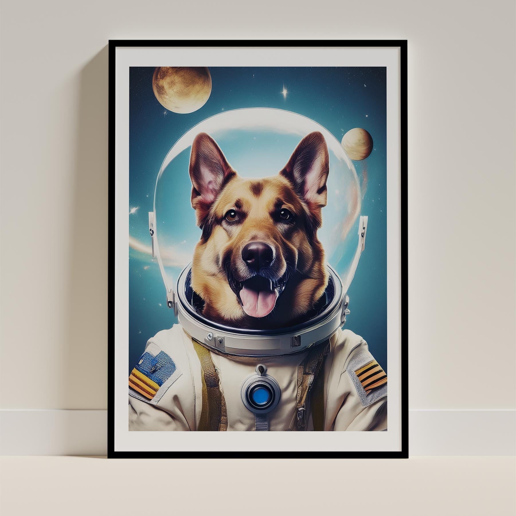 German Shepherd Astronaut Dog Series image 0
