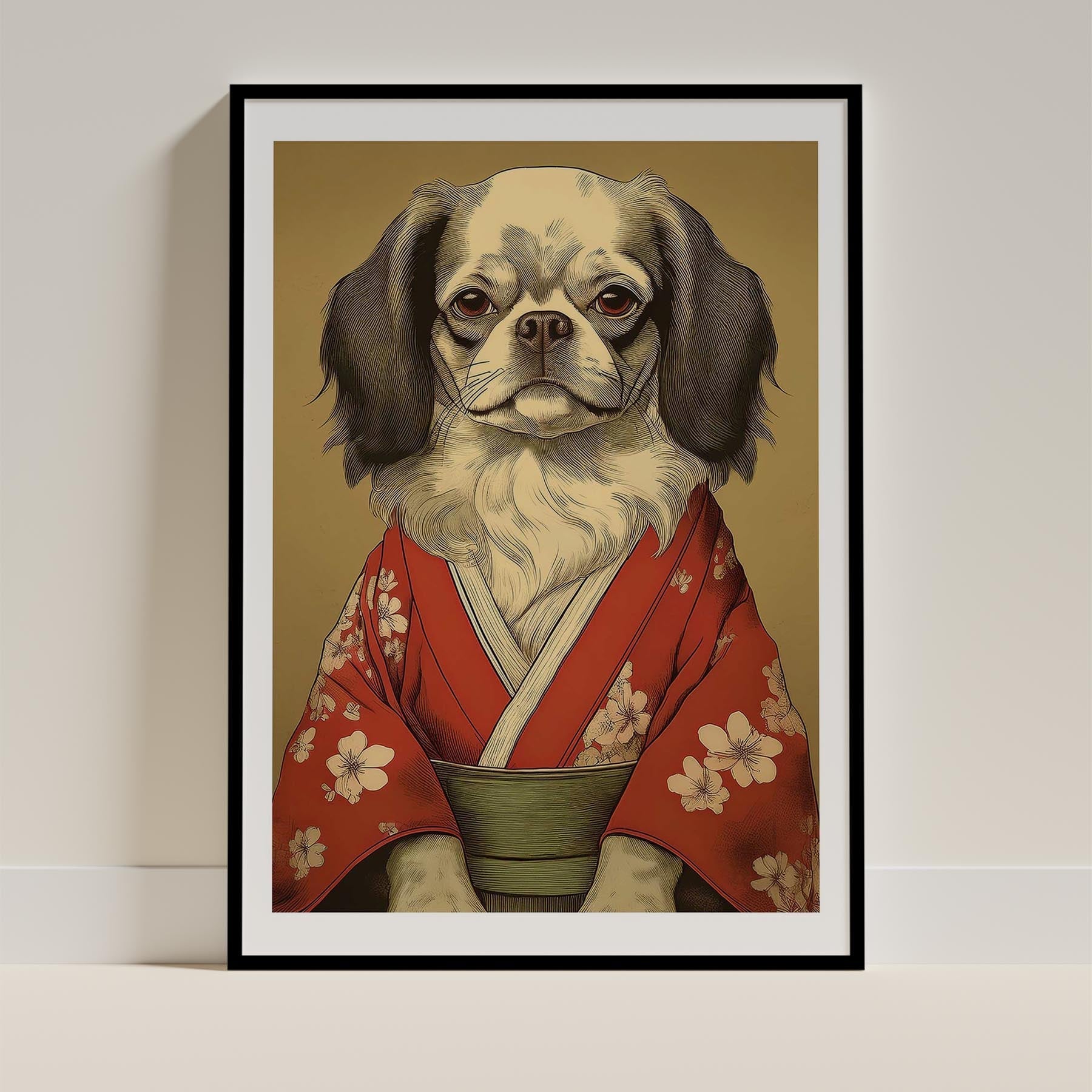 Pekingese Japanse Kimono Dog Series image 0