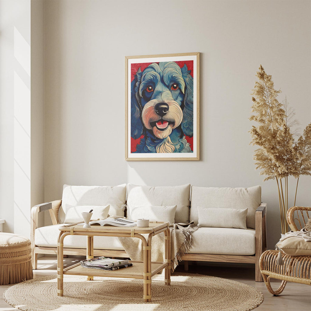 Cavoodle Hokusai Japanese Inspired Dog Series 3 image 2