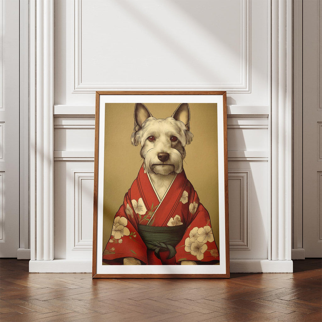 Scottish Terrier Japanse Kimono Dog Series image 4