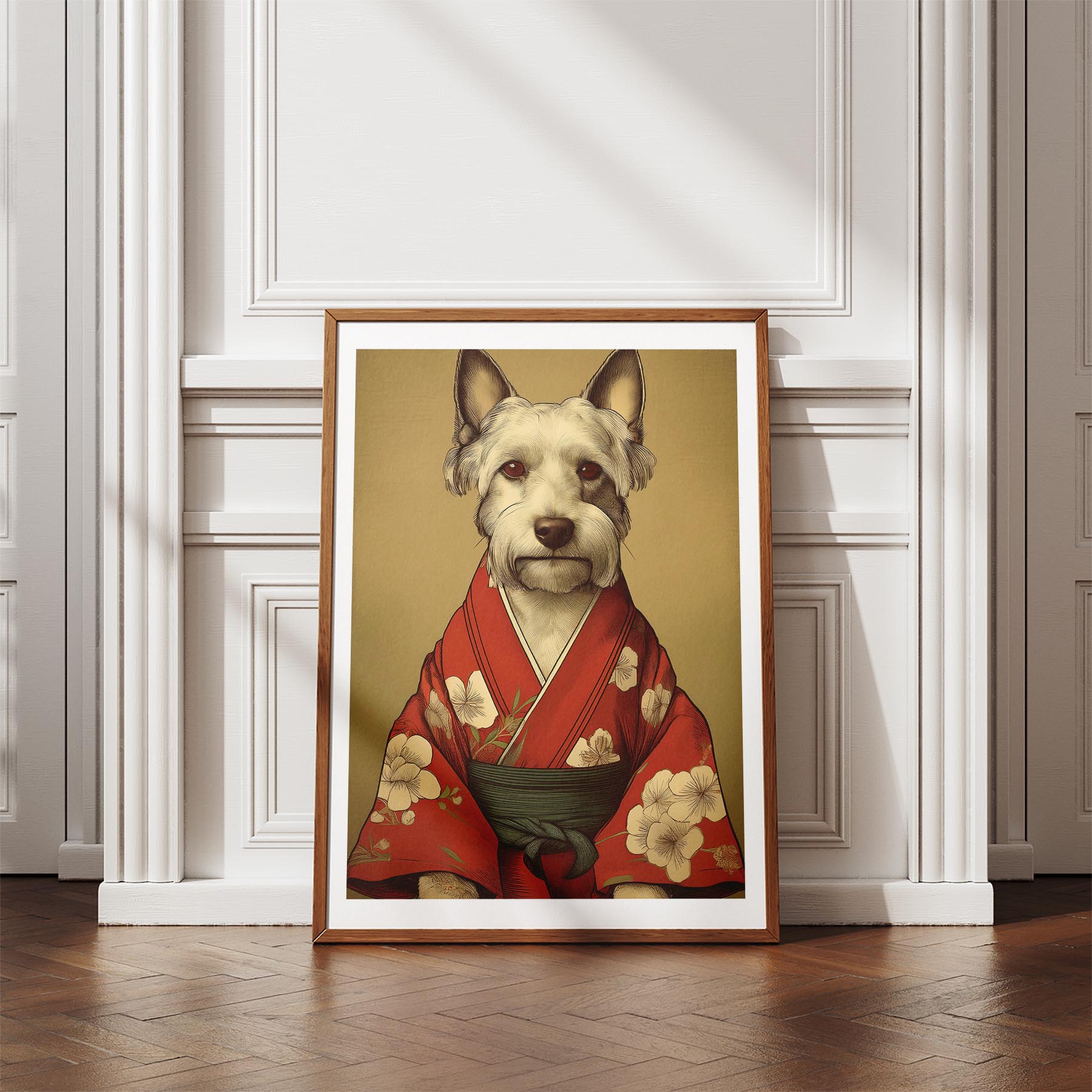 Scottish Terrier Japanse Kimono Dog Series image 4
