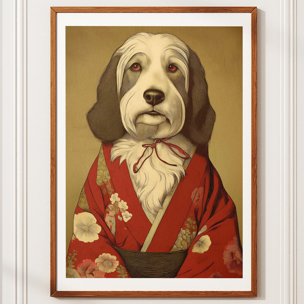 Old English Sheepdog Japanse Kimono Dog Series image 10
